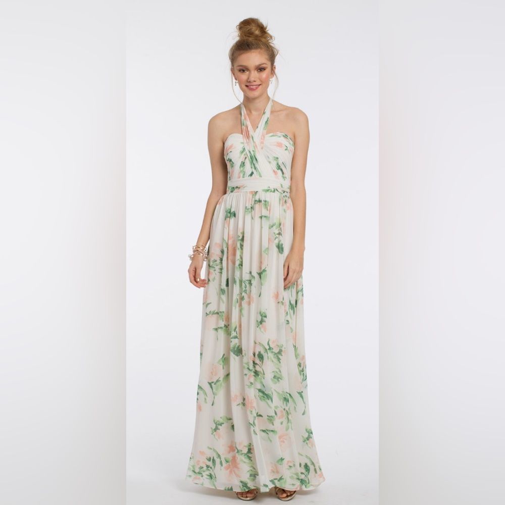 [Camilla La Vie] Floral Halter Maxi Gown - Size 6